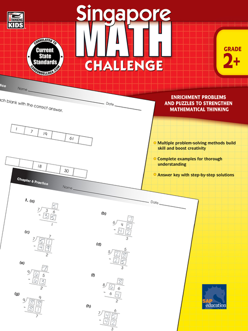 Title details for Singapore Math Challenge, Grades 2 - 5 by Frank Schaffer Publications - Wait list
